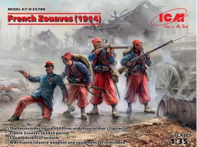 French Zouaves (1914) (4 figures) 