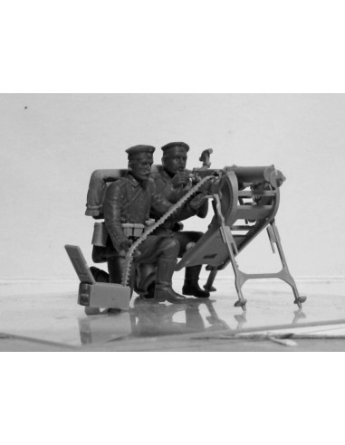 WWI German MG08 MG Team (2 figures) 