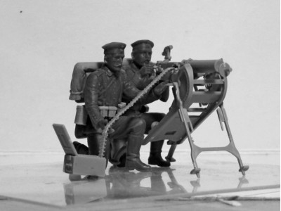 WWI German MG08 MG Team (2 figures) 