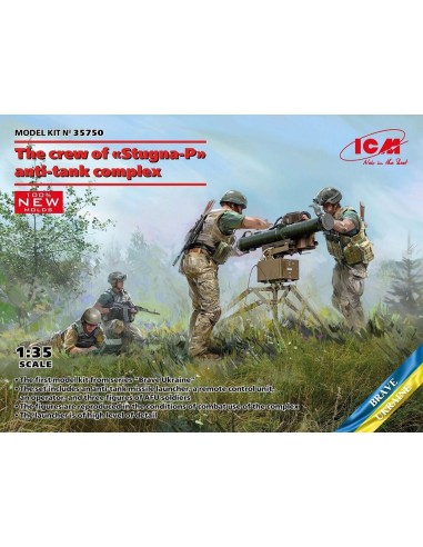 The Crew of Stugna-P antitank complex (100% new molds) 