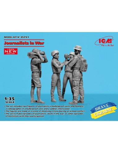 Journalists in War (4 figures) (100% new molds) 