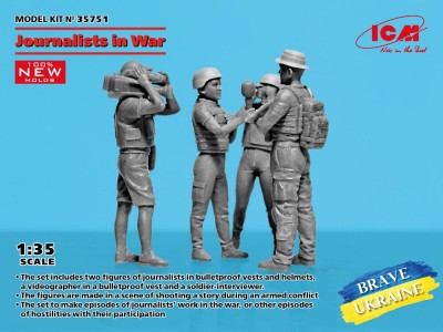 Journalists in War (4 figures) (100% new molds) 