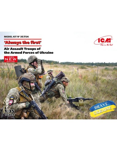 Always the first,Air Assault Troops of the Armed Forces of Ukra(4 fig)new molds 