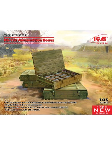 RS-132 Ammunition Boxes (100% new molds) 