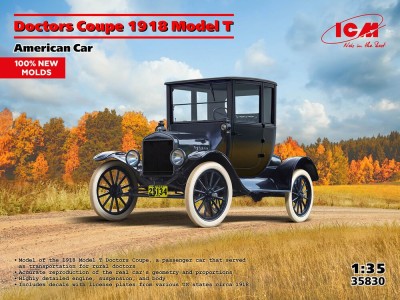 Doctors Coupe 1917 Model T, American Car (100% new moulds) 