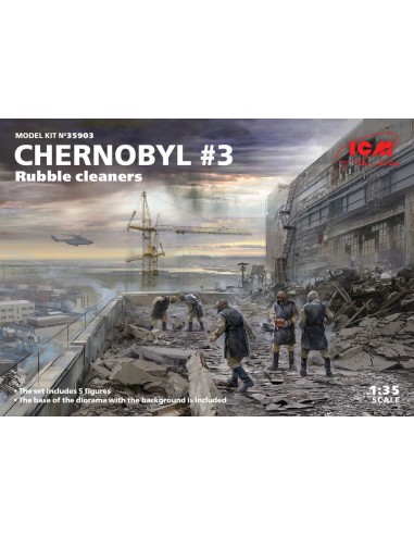 Chernobyl3. Rubble cleaners (5 figures) 