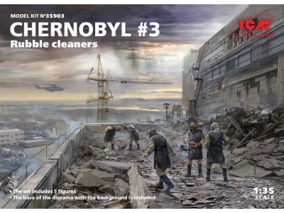 Chernobyl3. Rubble cleaners (5 figures) 