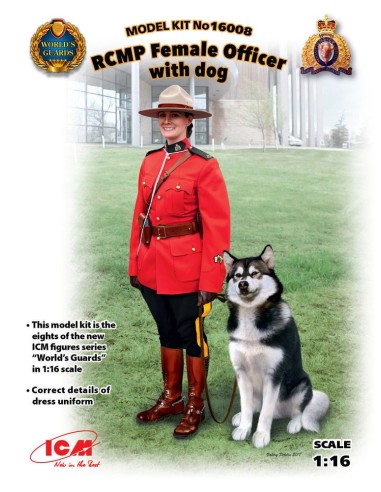 RCMP Female Officer with dog 