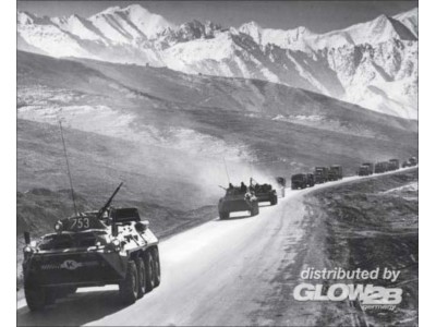 Afghan Motorcade (1979-1989)(URAL-375D, URAL-375A,ATZ-5-375,BTR60PB 