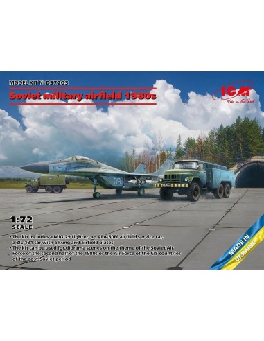 Soviet military airfield 1980s(Mikoyan-29 9-13,APA-50M(ZiL-131),ATZ-5 SovPAG-14 