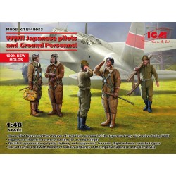 Japanese pilots and Ground Personnel WWII (100% new molds) 