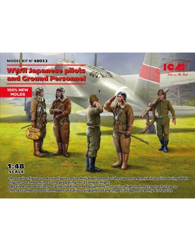 Japanese pilots and Ground Personnel WWII (100% new molds) 