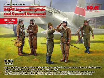 Japanese pilots and Ground Personnel WWII (100% new molds) 