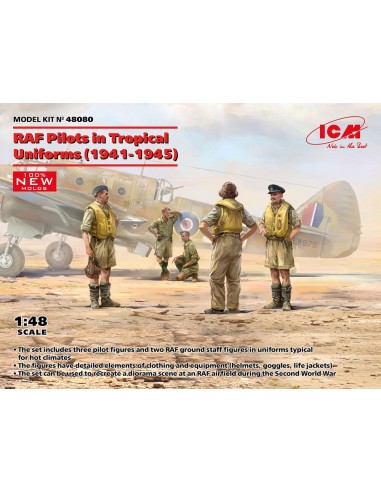 RAF Pilots in Tropical Uniforms (1941-1945) (100% new molds) 