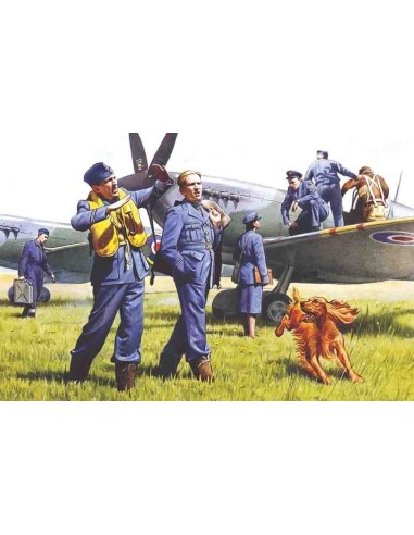RAF Plioten und Bodenpersonal 