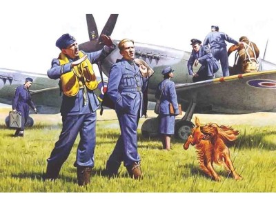 RAF Plioten und Bodenpersonal 