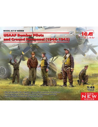 USAAF Bomber Pilots and Ground Personnel (1944-1945) (100% new molds) 
