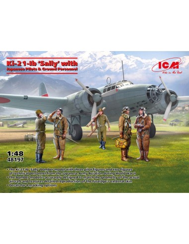 Ki-21-Ib 'Sally' with Japanese Pilots and Ground Personnel 