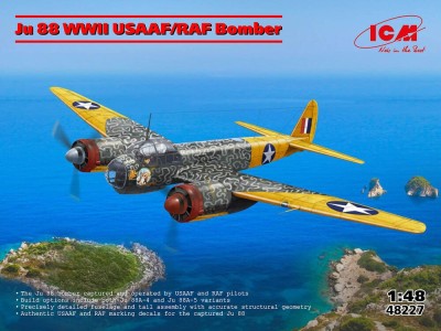 Ju 88 WWII USAAF/RAF Bomber 