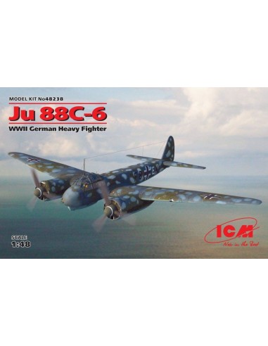 JU 88C-6, WWII German Heavy Fighter 