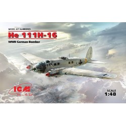 He 111H-16, WWII German Bomber 