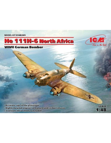 He 111H-6 North Africa,WWII German Bombe Limited 
