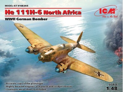 He 111H-6 North Africa,WWII German Bombe Limited 