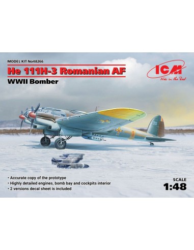 He 111H-3 Romanian AF, WWII Bomber 