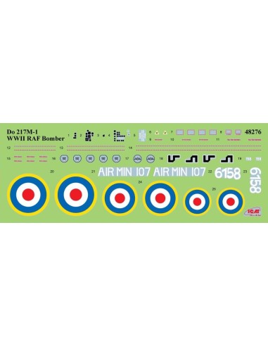 Do 217M-1, WWII RAF Bomber 