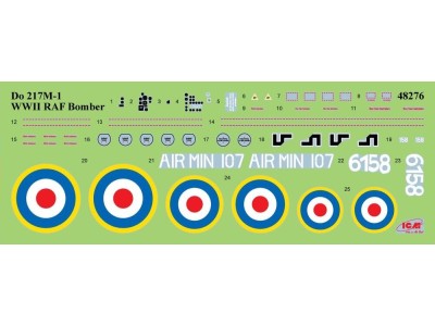 Do 217M-1, WWII RAF Bomber 