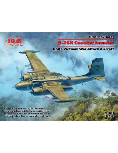 B-26K Counter Invader, USAF Vietnam War Attack Aircraft 