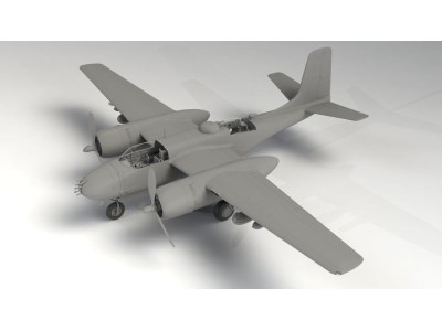 B-26B-50 Invader, Korean War American Bomber 