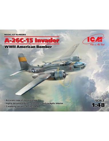 A-26-15 Invader, WWII American Bomber 