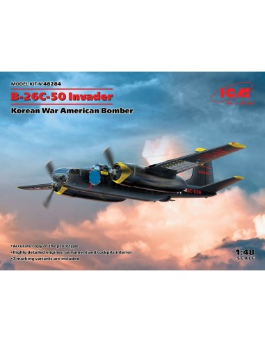 B-26-50 Invader, Korean War American Bomber 