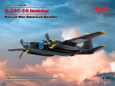 B-26-50 Invader, Korean War American Bomber 