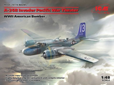 A-26 Invader Pacific War Theater, WWII American Bomber 