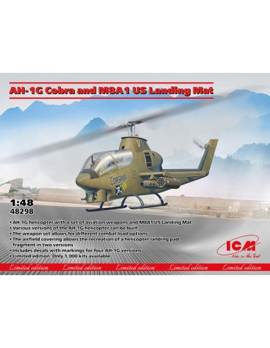 AH-1G Cobra and M8A1 US Landing Mat LIMITED EDITION! 