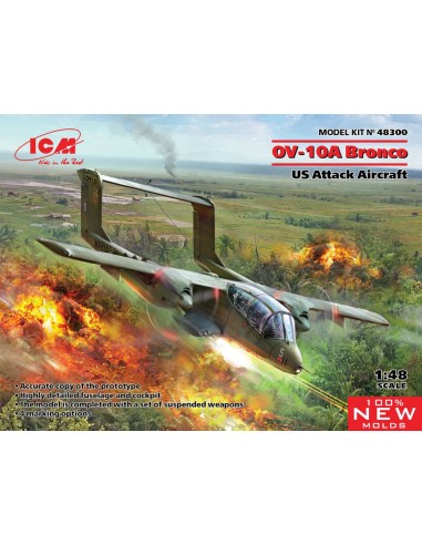 OV-10 Bronco, US Attack Aircraft (100% new molds) 