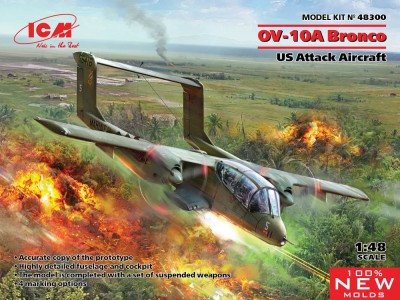 OV-10 Bronco, US Attack Aircraft (100% new molds) 