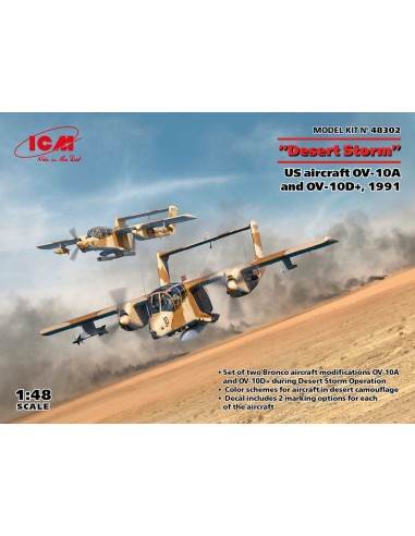 'Desert Storm'. US aircraft OV-10A and OV-10D+, 1991 