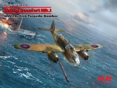 Bristol Beaufort Mk.I, WWII British Torpedo Bomber 