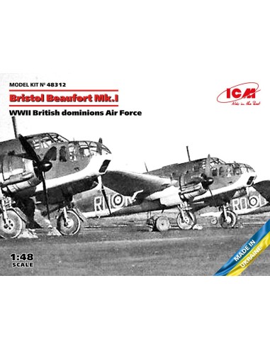 Bristol Beaufort Mk.I, WWII British dominions Air Force 