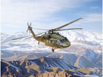 UH-60A Black Hawk, US Military Transport Helicopter 