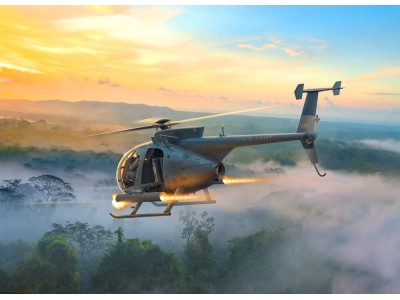 AH-6J Little Bird, US Special Forces Attack Helicopter 