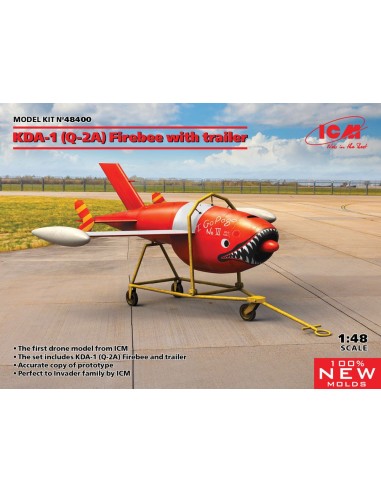 Q-2A (KDA-1) Firebee with trailer (1 airplane and trailer) 