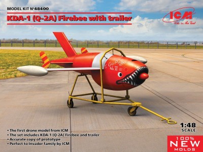 Q-2A (KDA-1) Firebee with trailer (1 airplane and trailer) 