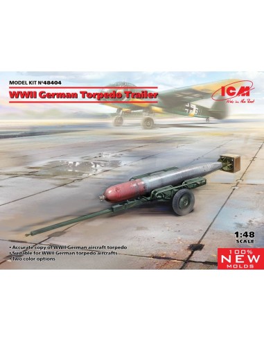 WWII German Torpedo Trailer (100% new molds) 