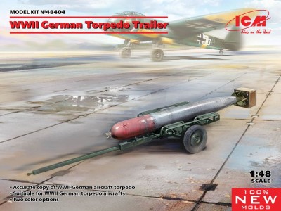 WWII German Torpedo Trailer (100% new molds) 