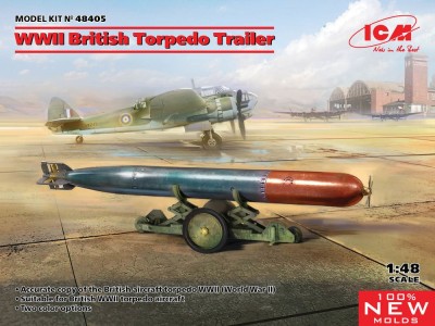 WWII British Torpedo Trailer (100% new molds) 