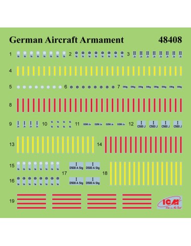 WWII German Aircraft Armament (100% new molds) 